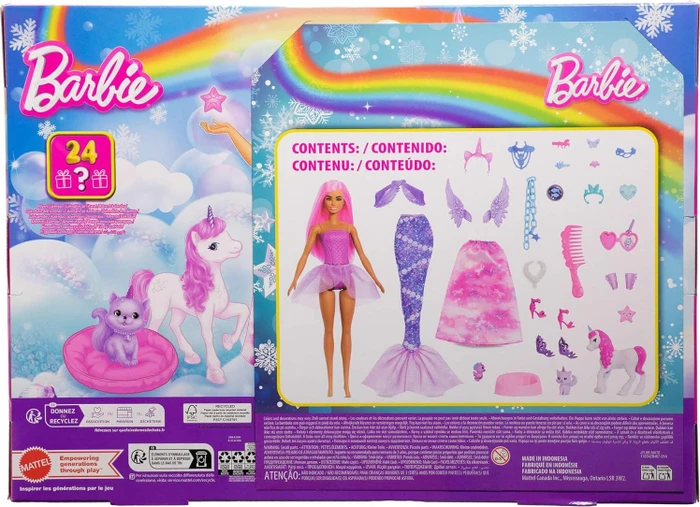 Mattel Barbie Fantasy Adventskalender 2025