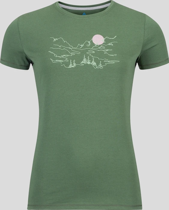 Odlo Kumano Funktionsshirt kurzarm camping green (Damen)