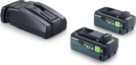 Festool Energie-Set Starterset 18V, 8.0Ah, Li-Ionen, 2 Akkus [16.0Ah] [288Wh]