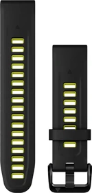 Garmin Ersatzarmband QuickFit 20 Silikon black/electric lime