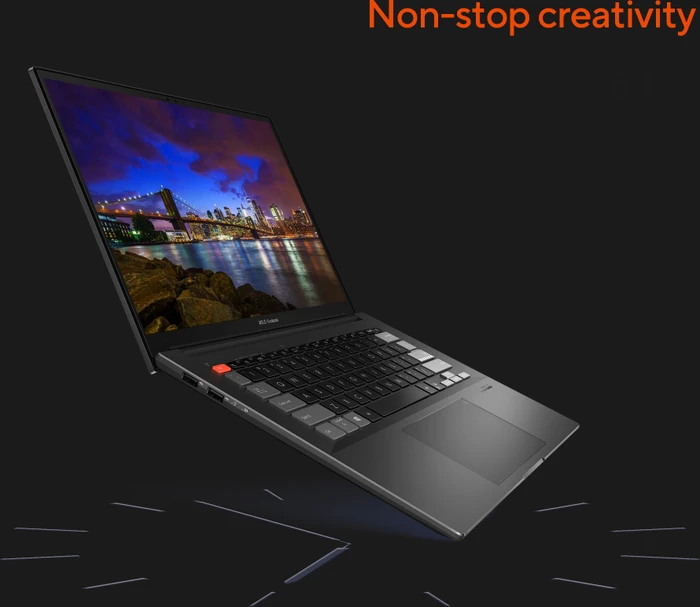 ASUS VivoBook Pro 14X OLED N7400PC-KM026X, Comet Grey, Core i7-11370H, 16GB RAM, 512GB SSD, GeForce RTX 3050, DE