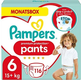 Pampers Premium Protection Pants Gr.6 Einwegwindel, 15+kg, 116 Stück