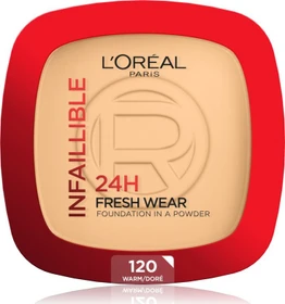 L'Oréal Infaillible 24H Fresh Wear Foundation In A Powder 120 Vanilla, 9g