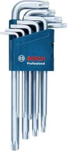 Bosch Professional Torx Winkelschlüsselsatz, 9-tlg.