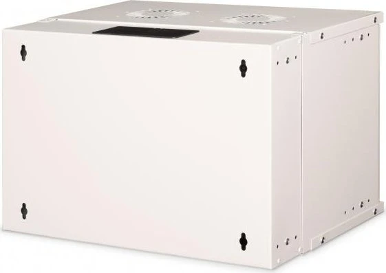 Digitus Professional SoHo Pro Line 19" Wandgehäuse 7HE, unmontiert, Stahltür, IP20, RAL 7035, 400mm tief