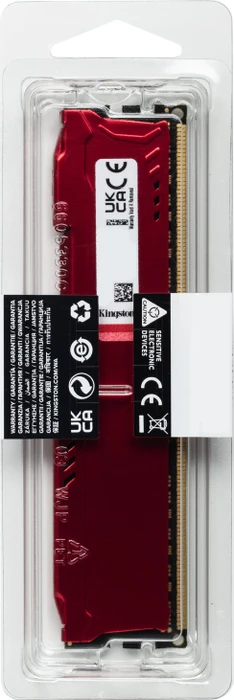 Kingston FURY Beast rot UDIMM 8GB, DDR3-1600, CL10-10-10, 2RX8