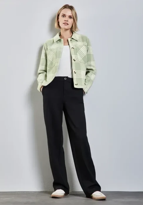 Street One Karierte Jacke light mint green (Damen)