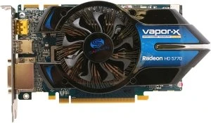Sapphire Vapor-X Radeon HD 5770 OC, 1GB GDDR5, 2x DVI, HDMI, DP, lite retail