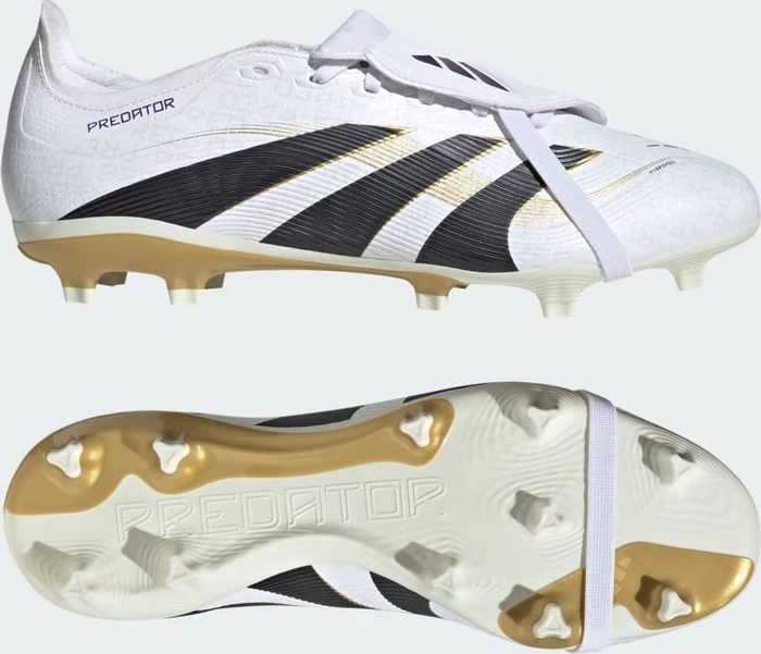 adidas Predator League Fold-Over Tongue MG cloud white/core black/gold metallic