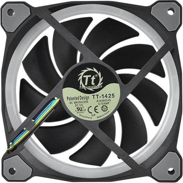 Thermaltake Riing Plus 14 LED RGB TT Premium Edition, LED-Steuerung, Lüftersteuerung, 140mm, 3er-Pack