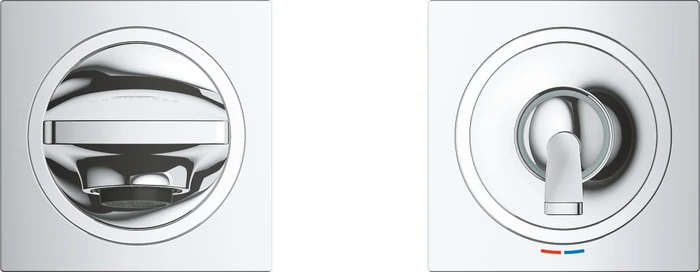 Grohe Allure 2-Loch-Waschtischbatterie chrom