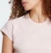 adidas Lounge Ribbed Crop T-Shirt kurzarm sandy pink (Damen) Vorschaubild