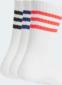 adidas 3-Streifen Cushioned Crew Socken weiß, 3 Paare