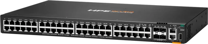 HPE Aruba CX 6200F Series Rackmount Gigabit Managed Switch, 48x RJ-45, 4x SFP+