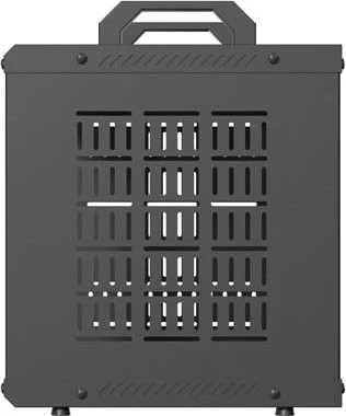 Lanberg Open Rack Series OR10 10" Open Frame Rack 6HE, 4-Pfosten, Flat Pack, IP20, RAL 9004, 300mm tief