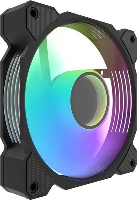 DarkFlash DR08 Black 3-in-1, schwarz, 120mm, 3er-Pack