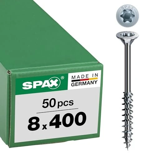 Spax WIROX A9J 4CUT T-STAR plus T40 Universalschraube, 8x400mm, 50 Stück
