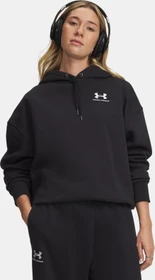 Under Armour Icon Fleece Oversize Hoodie schwarz/weiß (Damen)