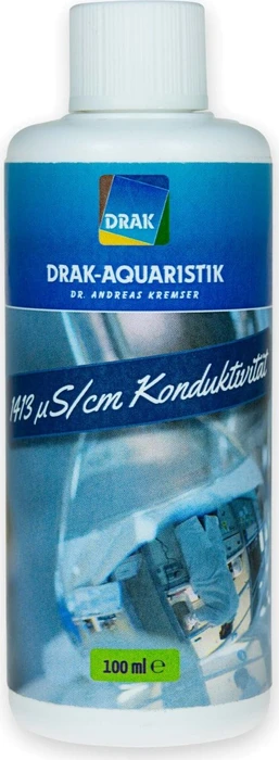 DRAK-Aquaristik Kalibrierlösung Leitfähigkeit 1413µS/cm, 100ml