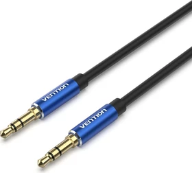 Vention 3.5mm Klinke Kabel, schwarz/blau, 1.5m
