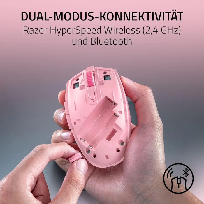 Razer Orochi V2 HyperSpeed (2026), Quartz Pink, USB/Bluetooth