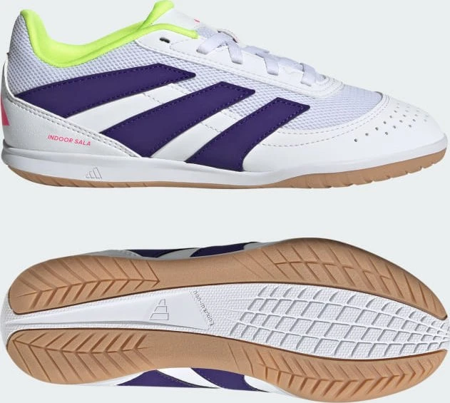 adidas Predator Club Sala IN cloud white/collegiate purple/lucid lemon (Junior)