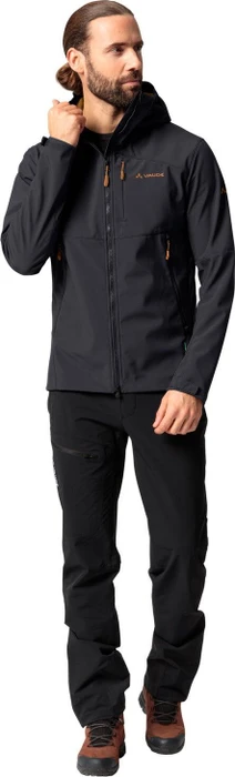 Vaude Roccia II Softshell Funktionsjacke black/silt brown (Herren)