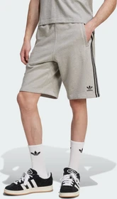 adidas Adicolor 3-Streifen Trainingshose kurz medium grey heather/black (Herren)