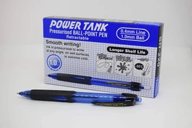 Uni-Ball Power Tank SN-220 Kugelschreiber blau/grau, 12er-Pack