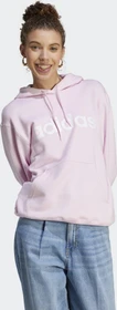 adidas Essentials Linear Hoodie clear pink/white (Damen)