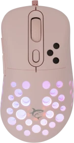 White Shark Azrael Pink Gaming Mouse, rosa, USB