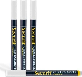 Securit Kreidemarke weiß, 4er-Pack