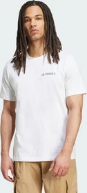 adidas Terrex Graphic T-Shirt kurzarm white/grey three (Herren)