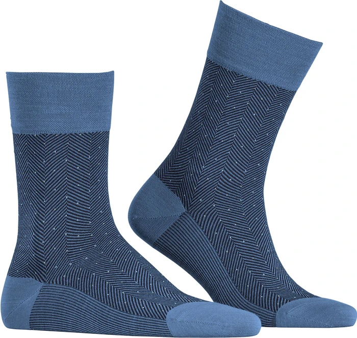 Falke Sensitive Herringbone Socken dusty blue (Herren)