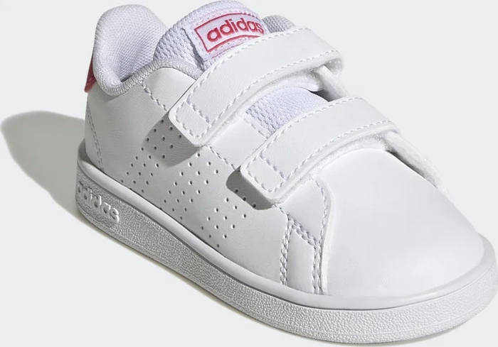 adidas Advantage Lifestyle Court Two Hook-and-Loop cloud white/real pink/core black (Junior)