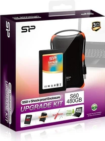 Silicon Power Slim S60 - Upgrade-Kit 480GB, 2.5" / SATA 6Gb/s