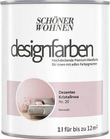 Schöner Wohnen Designfarben innen dezentes kristallrosa, 1l