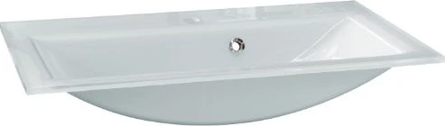 Fackelmann Luna Glaswaschtisch 800x143x501mm weiß