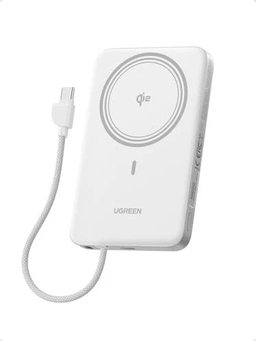 Ugreen MagFlow Air Magnetic Power Bank (10000mAh, Qi2 15W)