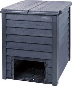 Garantia Thermo-Wood Komposter 400l anthrazit inkl. Bodengitter