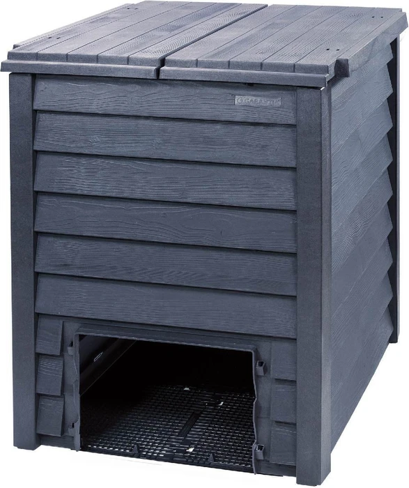 Garantia Thermo-Wood Komposter 400l anthrazit inkl. Bodengitter