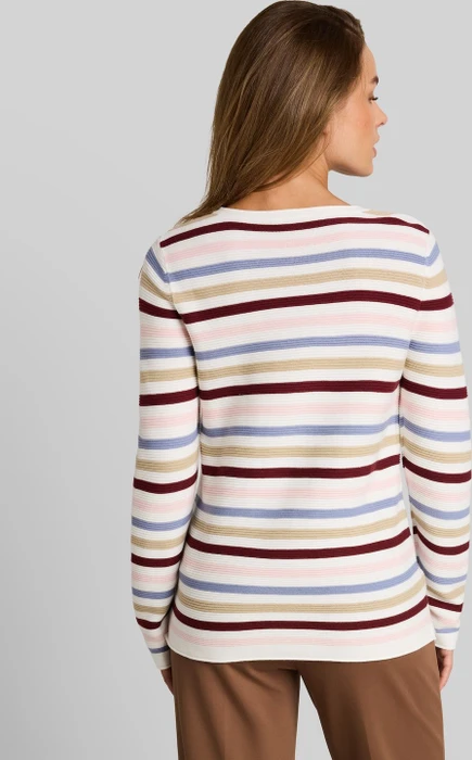 Tom Tailor Rundhalsausschnitt Strickpullover violett (Damen)