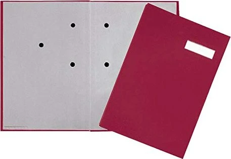 Pagna Unterschriftsmappe, 20 Fächer, A4, rot
