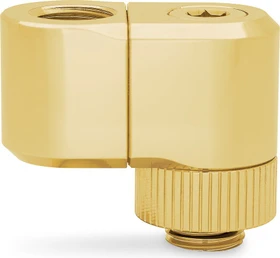 EK Water Blocks Quantum Line EK-Quantum Torque Rotary Offset 21, G1/4", 21mm Versatz, gold