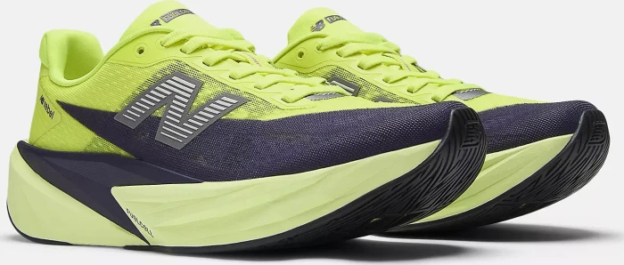 New Balance FuelCell Rebel v5 alkaline green/boysenberry/dark silver metallic (Damen)
