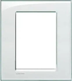 Bticino Livinglight Abdeckrahmen 1-fach, aquamarin