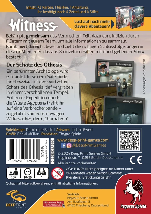 Witness - Der Schatz des Othesis