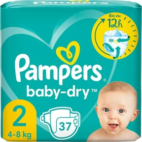 Pampers Baby-Dry Gr.2 Einwegwindel, 4-8kg, 37 Stück