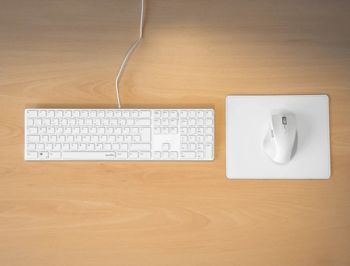 Speedlink Riva Slim Metal Scissor Keyboard, weiß, USB, DE