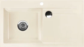 systemceram Stema 90 F Einbau Becken links magnolie
